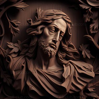 3D model st jesus (STL)